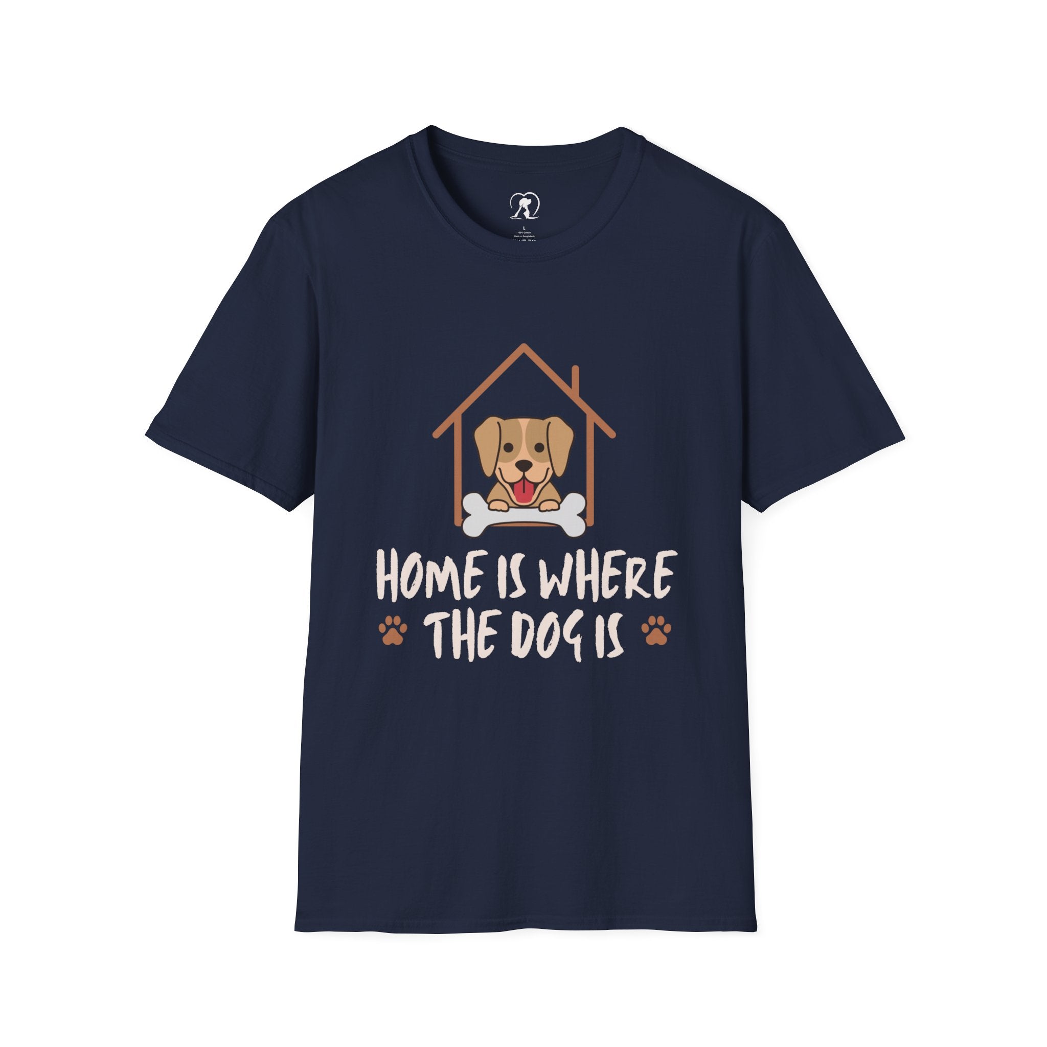 Cute Dog Lover Tee – Home Is Where The Dog Is Shirt