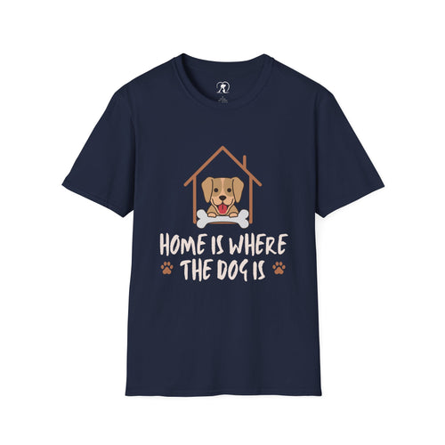 Cute Dog Lover Tee – Home Is Where The Dog Is Shirt