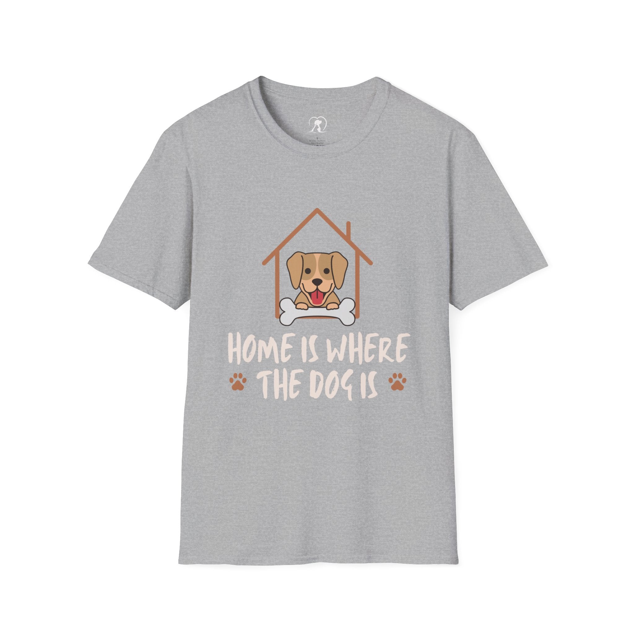 Cute Dog Lover Tee – Home Is Where The Dog Is Shirt