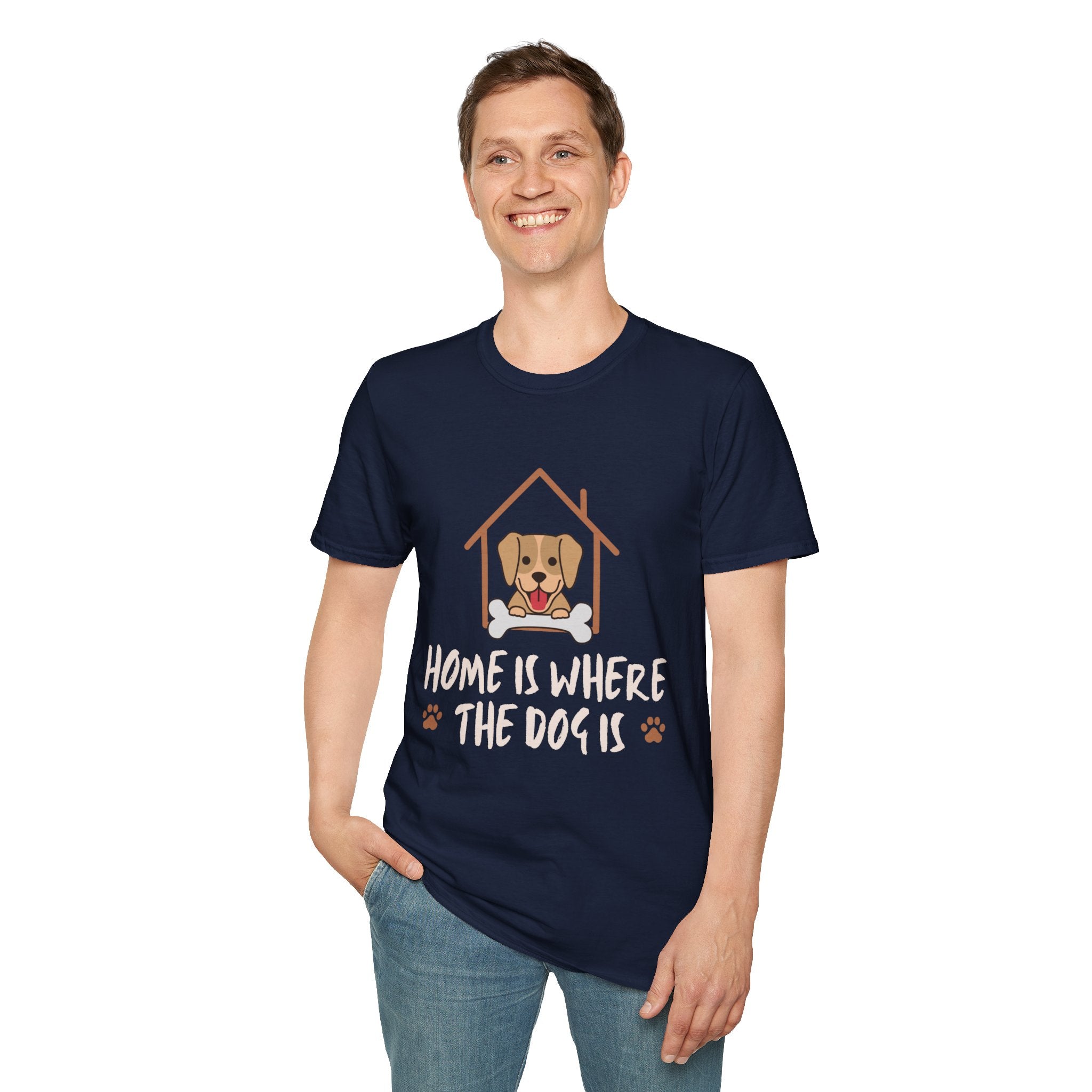 Cute Dog Lover Tee – Home Is Where The Dog Is Shirt
