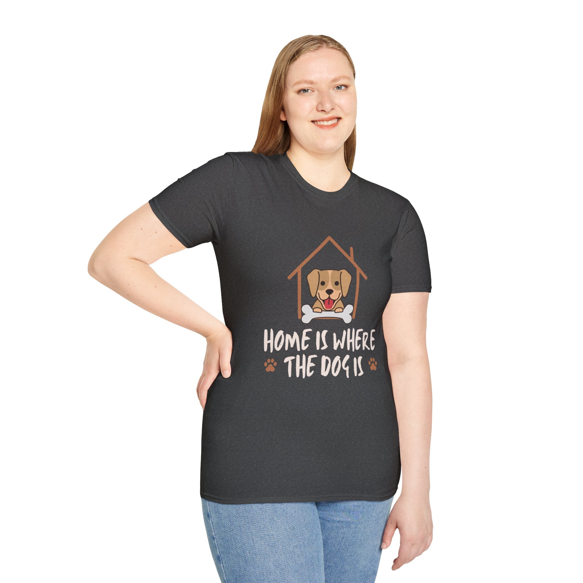 Cute Dog Lover Tee – Home Is Where The Dog Is Shirt