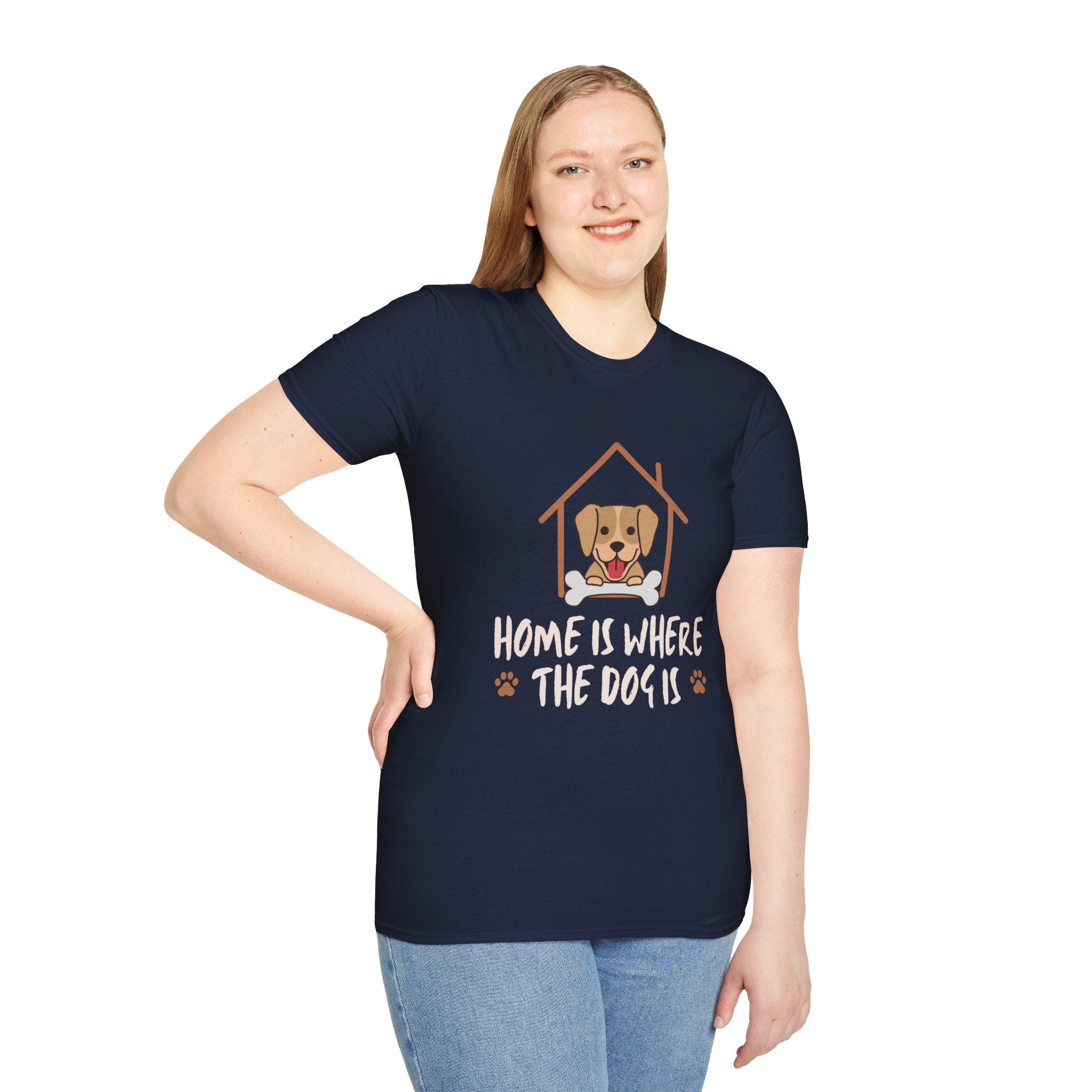 Cute Dog Lover Tee – Home Is Where The Dog Is Shirt