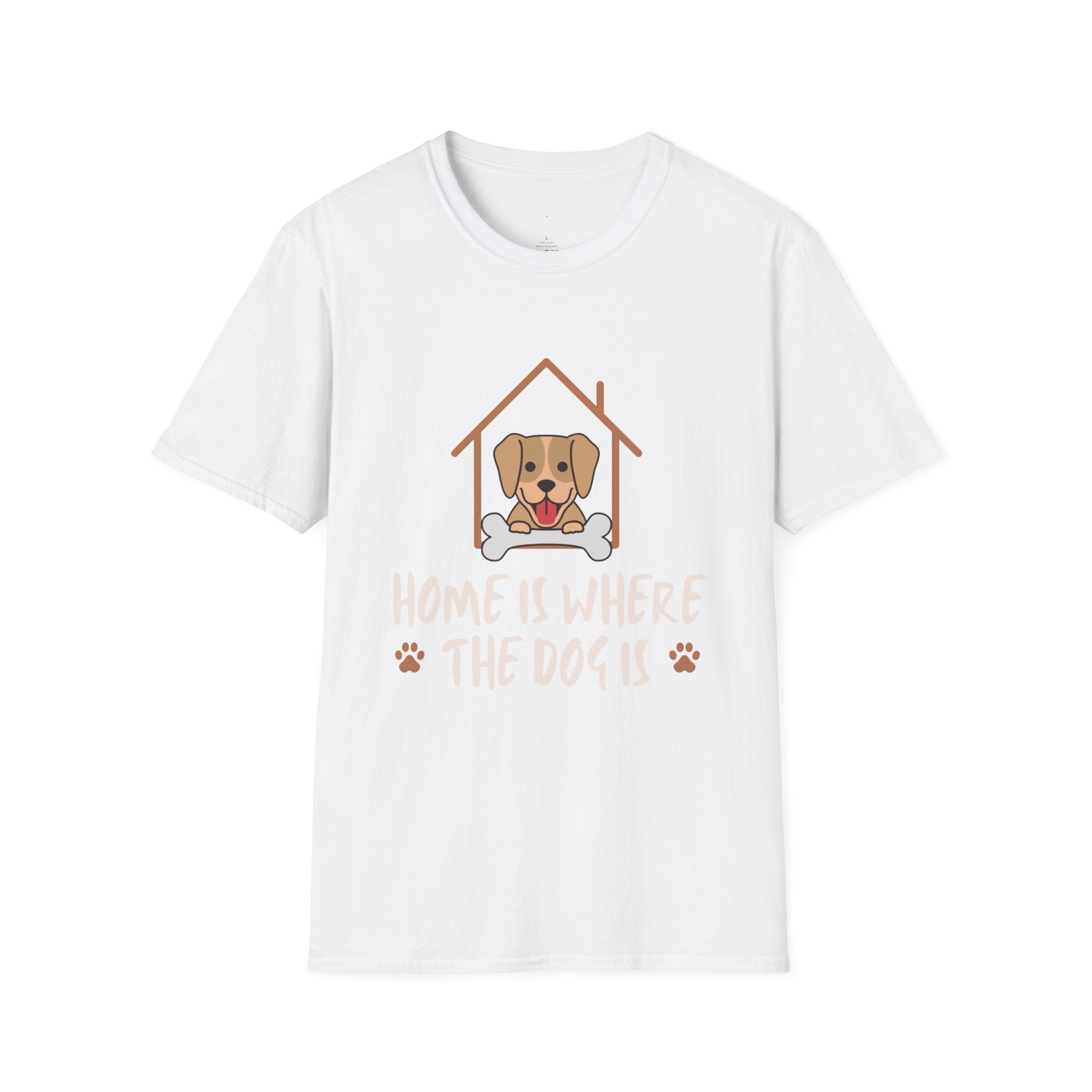 Cute Dog Lover Tee – Home Is Where The Dog Is Shirt