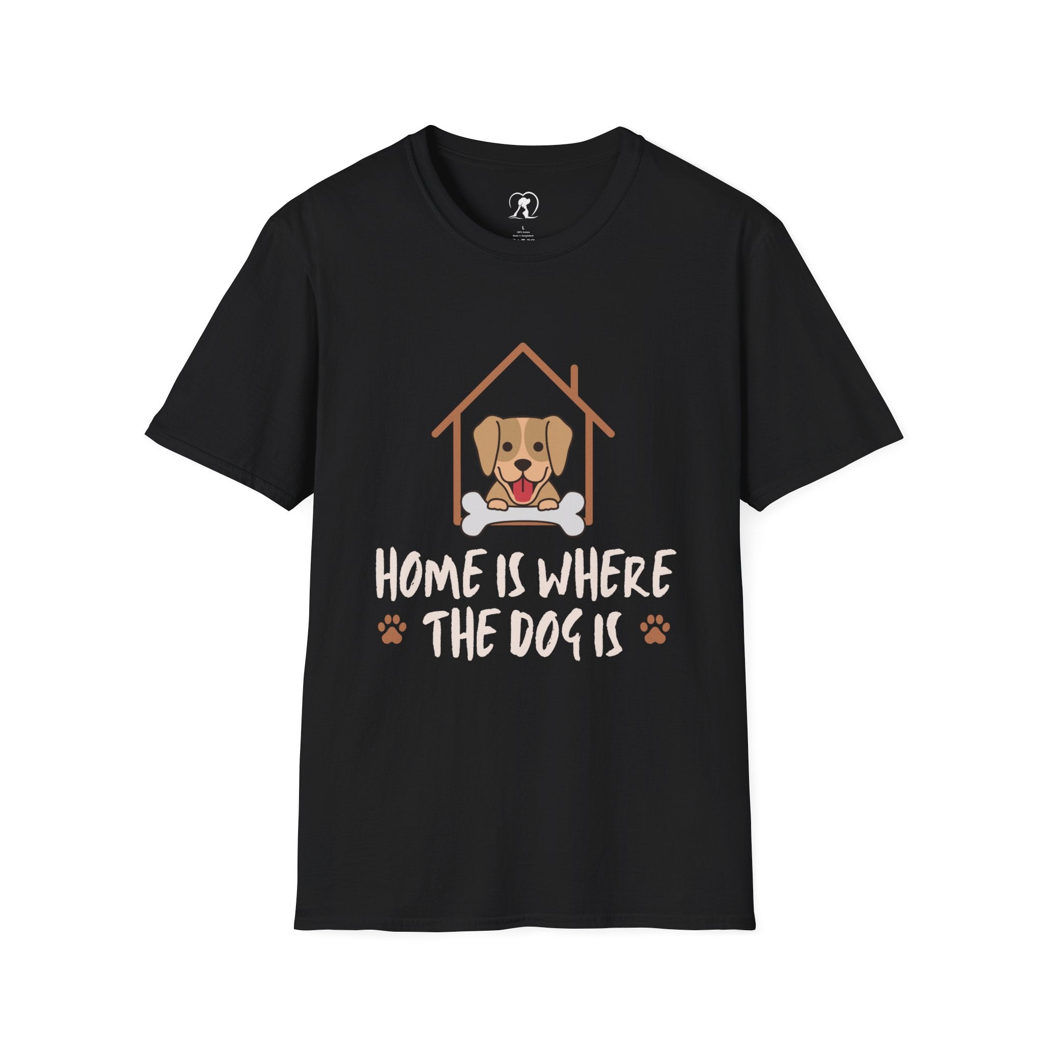 Cute Dog Lover Tee – Home Is Where The Dog Is Shirt